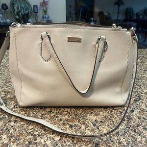 Kate Spade Cream Leather Handbag